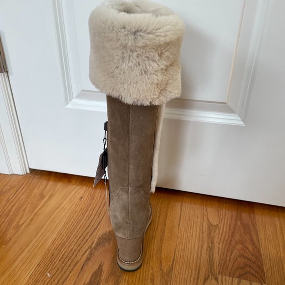 Made In Italy High Suede Shaft Sherpa Cuff Boots from NAPOLEONI - Picture 3 of 11